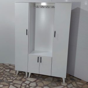 Dört Kapaklı Portmanto Beyaz