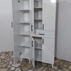5 kapak cekmeceli beyaz portmanto