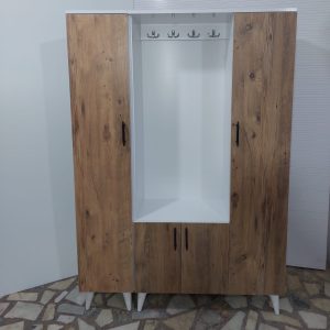 Dört Kapaklı Portmanto Ceviz